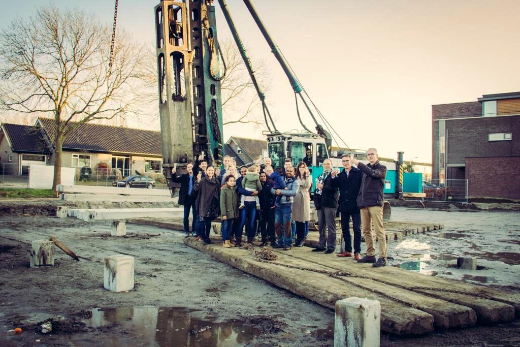Bouw 7 woningen Noordpark Exclusive in Waddinxveen officieel gestart 1