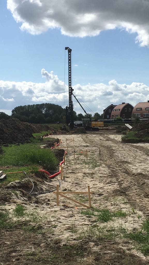 Heistelling met het project Dalemburgh op de achtergrond